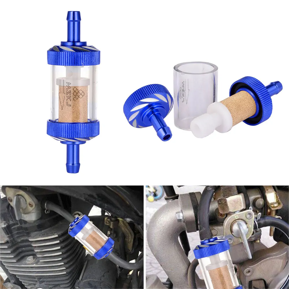 Motorcycle Gas Fuel Gasolines Oil Filter Car Replacement Fuel Filter Replacement Separator Fo Bike Moto Accessories For ATV Dirt