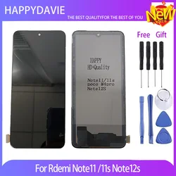 6.4-inch TFT LCD suitable for Xiaomi Redmi Note 11/11s Redmi Note 12s, POCO M4PRO LCD display screen touch screen replacement