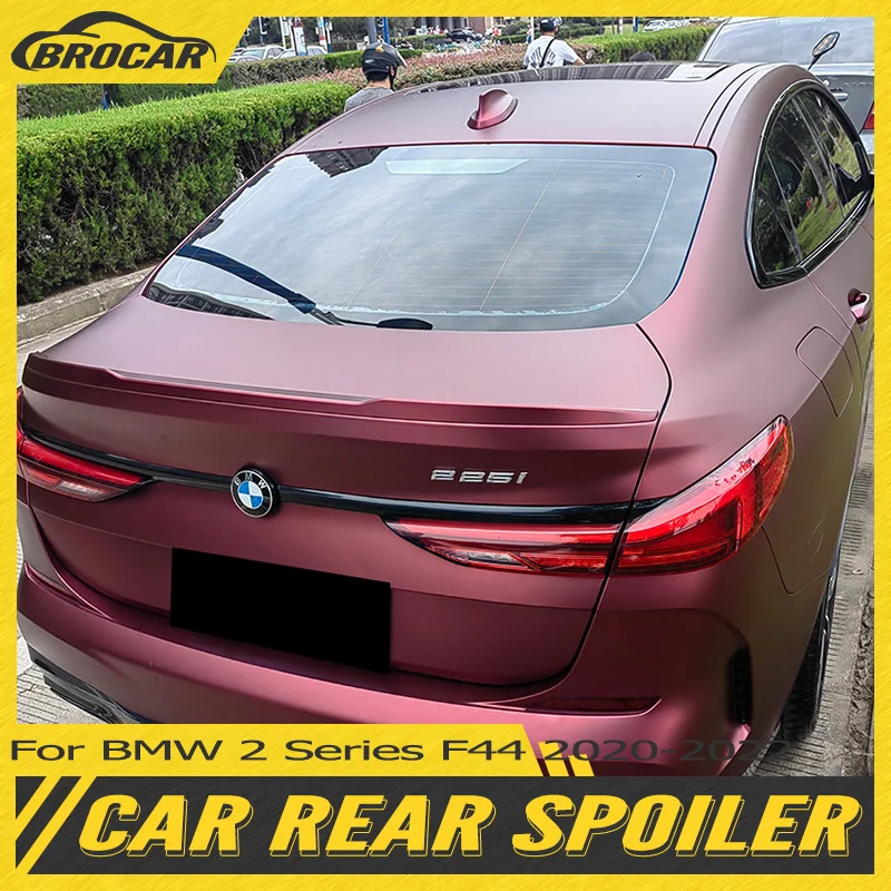 For 2020--2024 BMW 2 Series F44 4 Door Cran Coupe Original High Quality ABS Plastic Unpainted Spoiler Trunk Boot Wing Spoiler