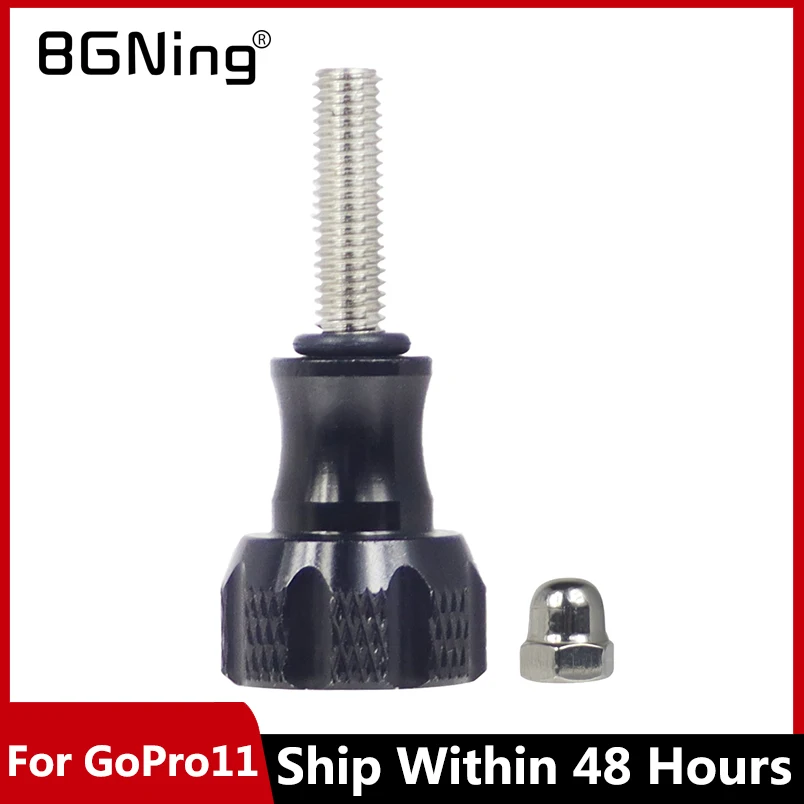 CNC Metal Thumb Knob Bolt Short Screw for GOPRO HERO 11/10/9/8/MAX Case Tripod Mount Action Camera Accessories