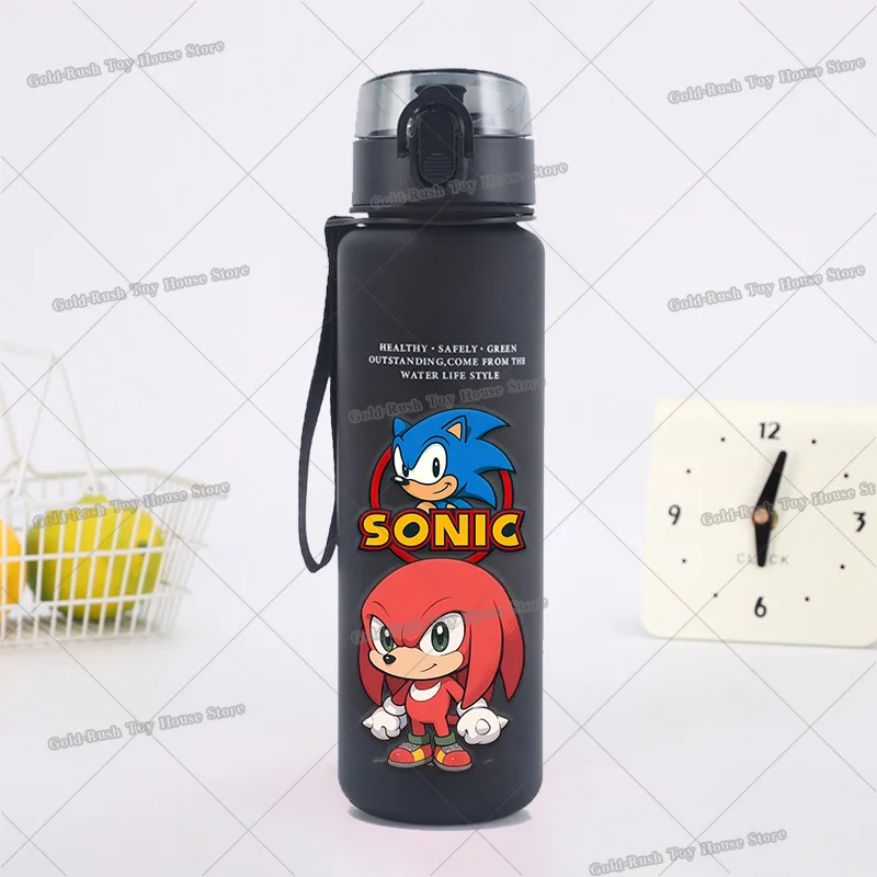 Hot Game Print Drink Bottle 650ml Straw School Student Water Cup Animation Cartoon Large Capacity Outdoor Travel Sport Jugs