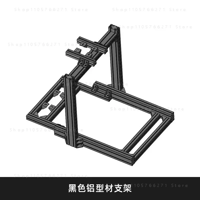 4080 Aluminum Profile Racing Car Bracket; 4040 Game Steering Wheel Simulator