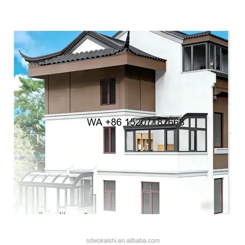 Wmwmnu for Wmwmnu Residential Park Conservatory Aluminum Alloy Frame Double Tempered Low-E Glass Thermal Insulated Soundproof