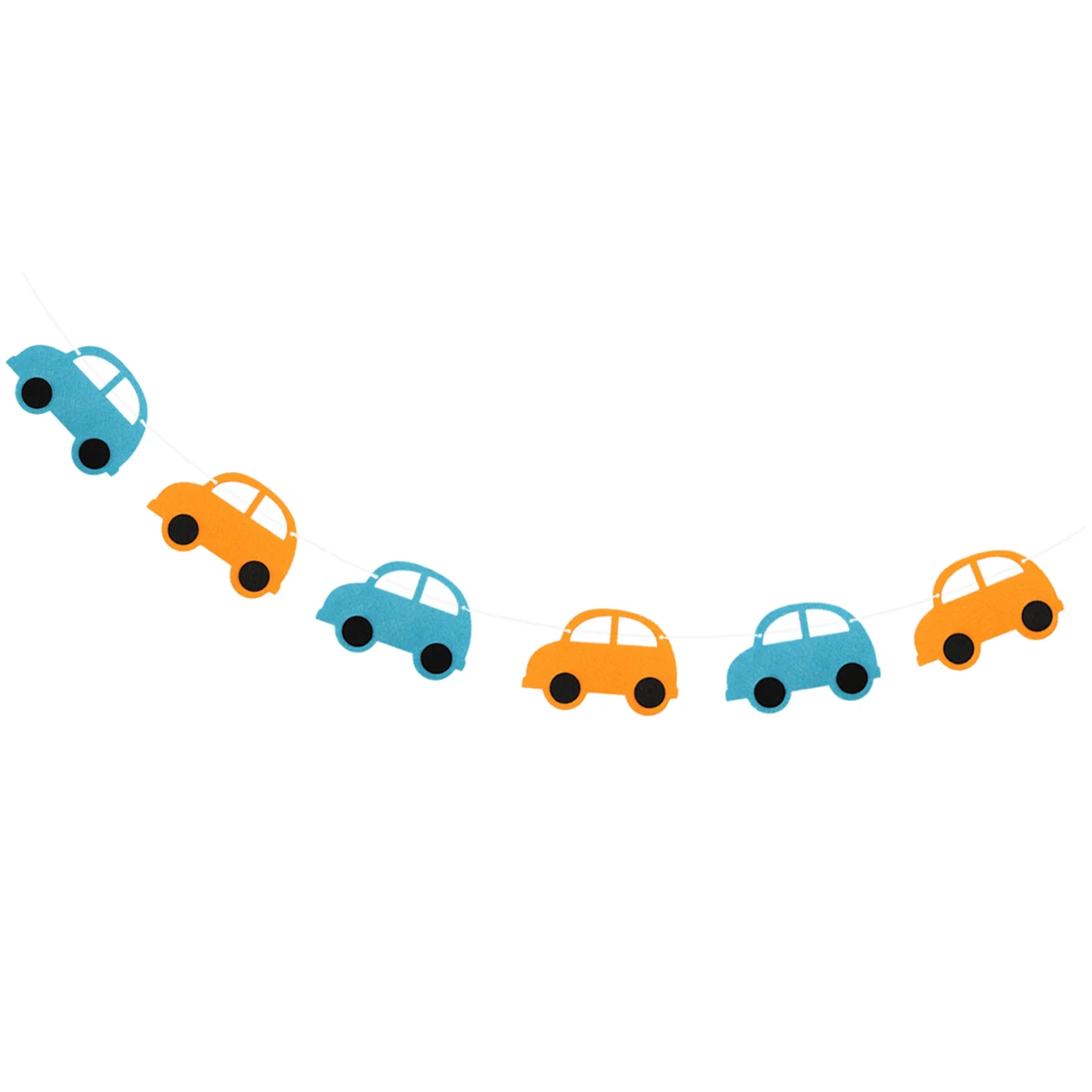 

Non Woven Garland 3M Room Decor Flag Creative Banner Car Pattern Party Supplies Kids Room Holiday Birthday Decor