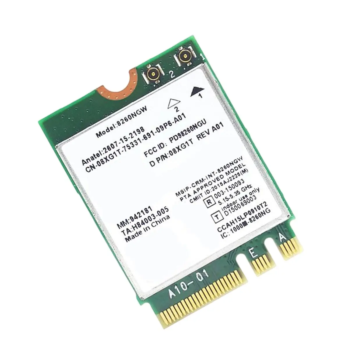 8260NGW AC Wireless Network Card Dual Band 2.4GHz 5GHz Miniature PCI-E WLAN Adapter High-Speed WiFi Network Module