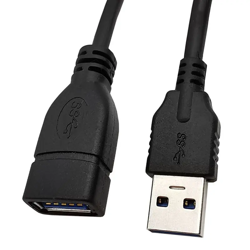 Cabo de extensão extensível, USB 3.0, macho para fêmea, computador, mouse, teclado, unidade USB, AM para AF