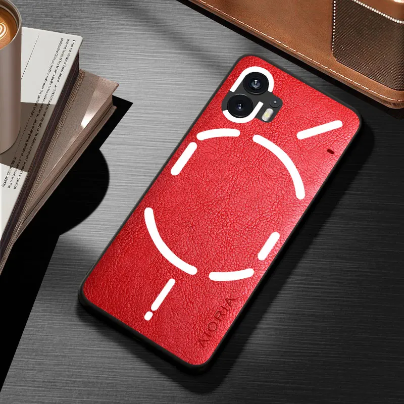 Case for Nothing Phone 2 2A 1 funda classical premium durable pu leather cover for nothing phone 2 case coque