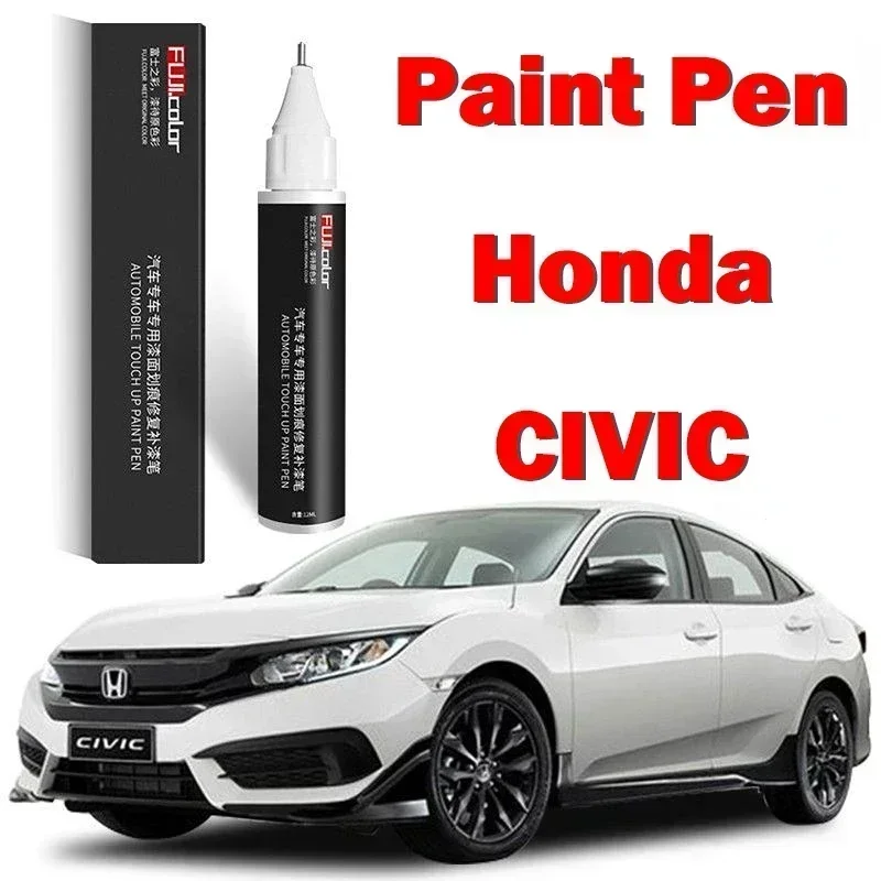 Paint Pen for Scratch Suitable for the Tenth Generation Civic Touch-up Pen Crystal Brilliant White Dark Gold Blue Honda CIVIC