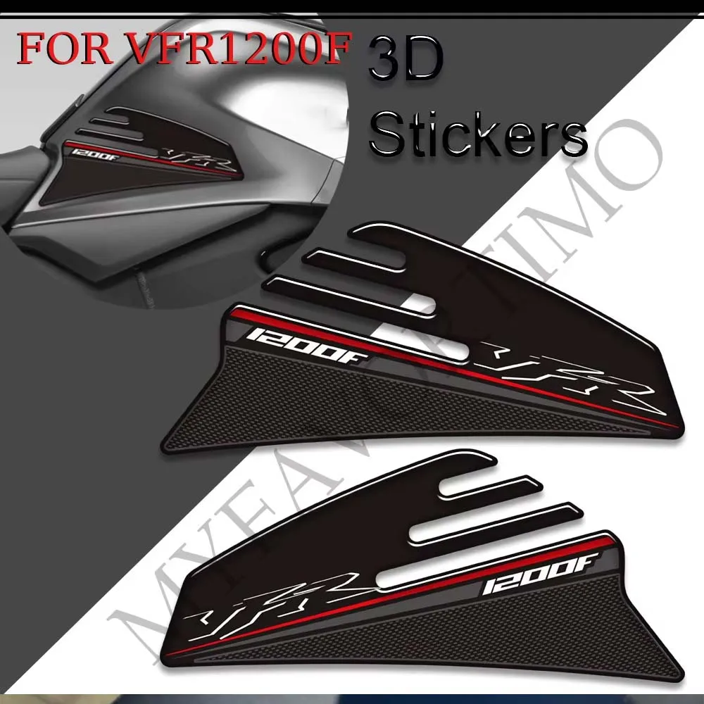 

Накладки на бак и боковые ручки для мотоцикла VFR1200F (VFR 1200 F) — комплект для защиты от скольжения, с наклейками и стикерами для ветрового стекла, в подарочной коробке