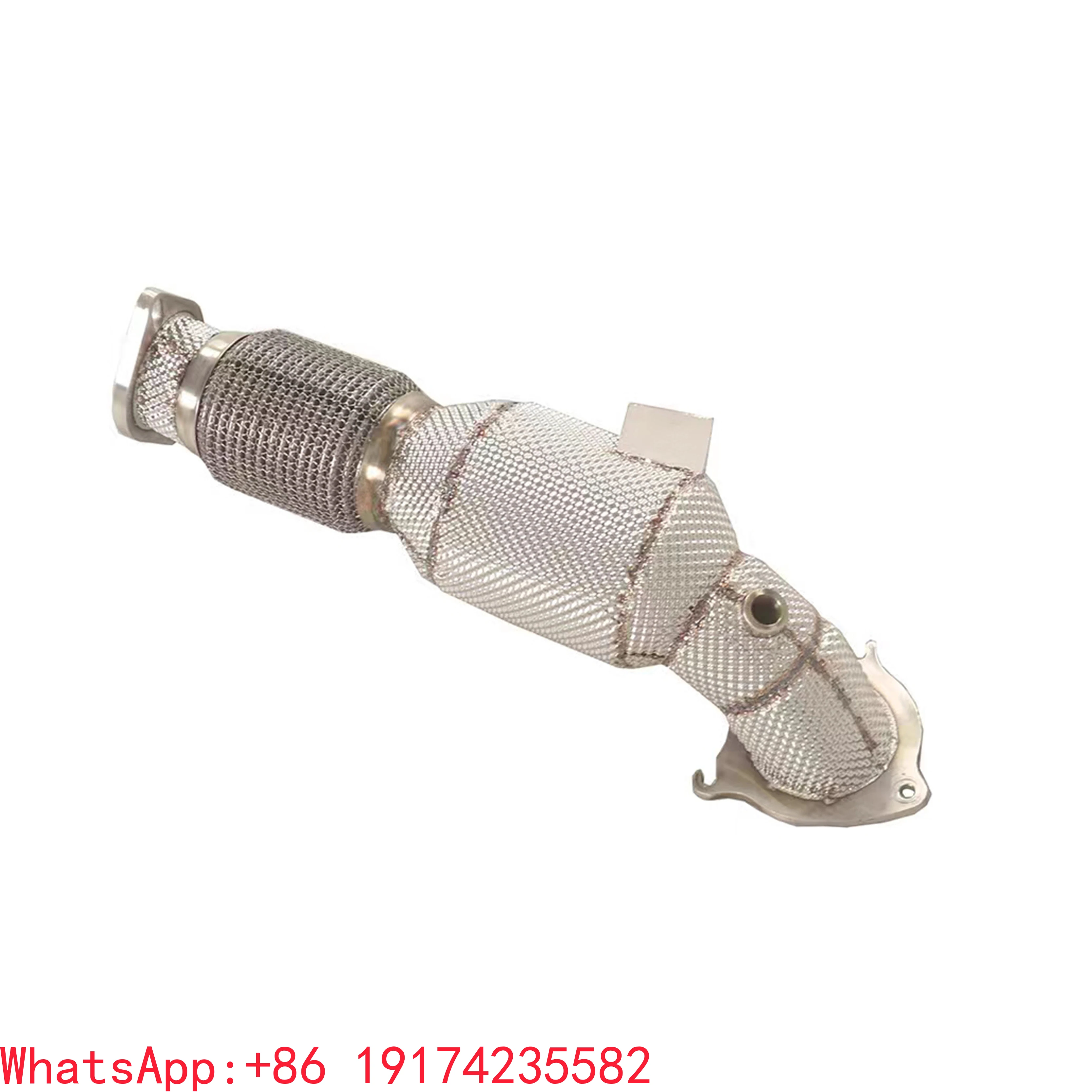 

SS304 High Flow Header for Ford Fiesta MK7 ST Performance Exhaust Pipe Straight Downpipe