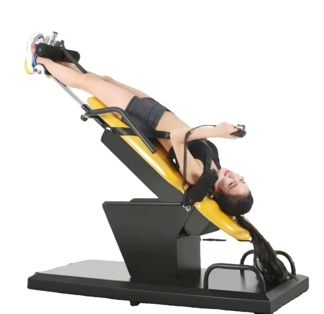 Multifunctional Electric Inversion Table, Traction Bed, Fitness Correction Device, 1 Year Warranty, Medical Instrument