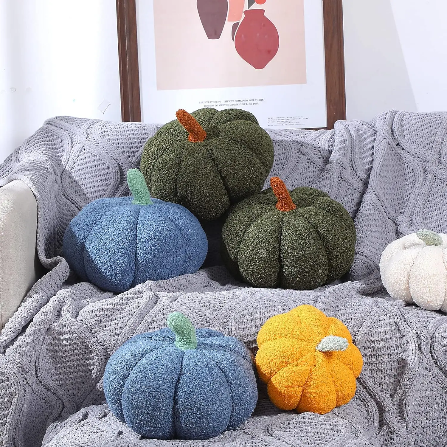 2 шт. подушки-тыквы 11 x 9,5 д – обзор и цена Decorative Throw Pillow