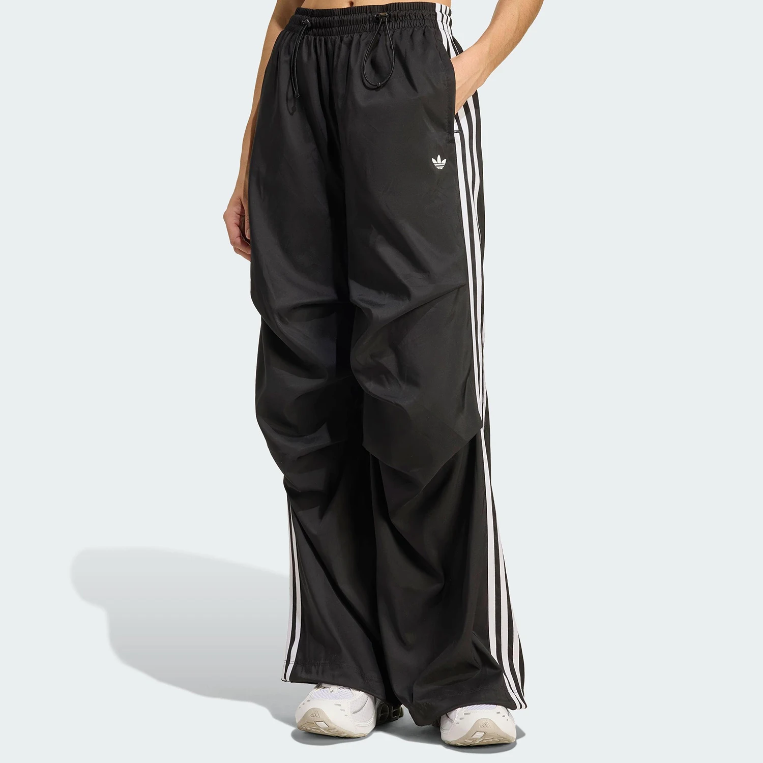 Adidas genuine clover women's loose sports pleated casual pants KE9790