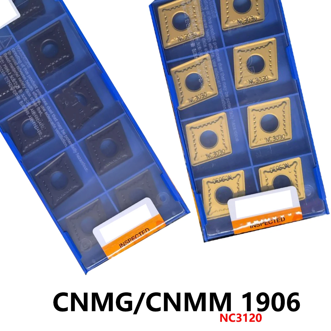 

Твердосплавные вставки CNMG190608 CNMG190612-GR CNMG190616 CNMM190612 CNMM190616-GH NC3120 Необработанные инструменты Хвостовик токарного станка CNMG CNMM 19 190612
