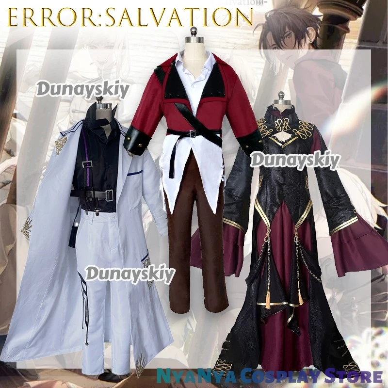 ErroR: salut Ciel Blancfeu Adolphe Ankou Cosplay rsiс3) ensemble mâle Anime personnage de jeu tenue de jeu de rôle Halloween fête Cos