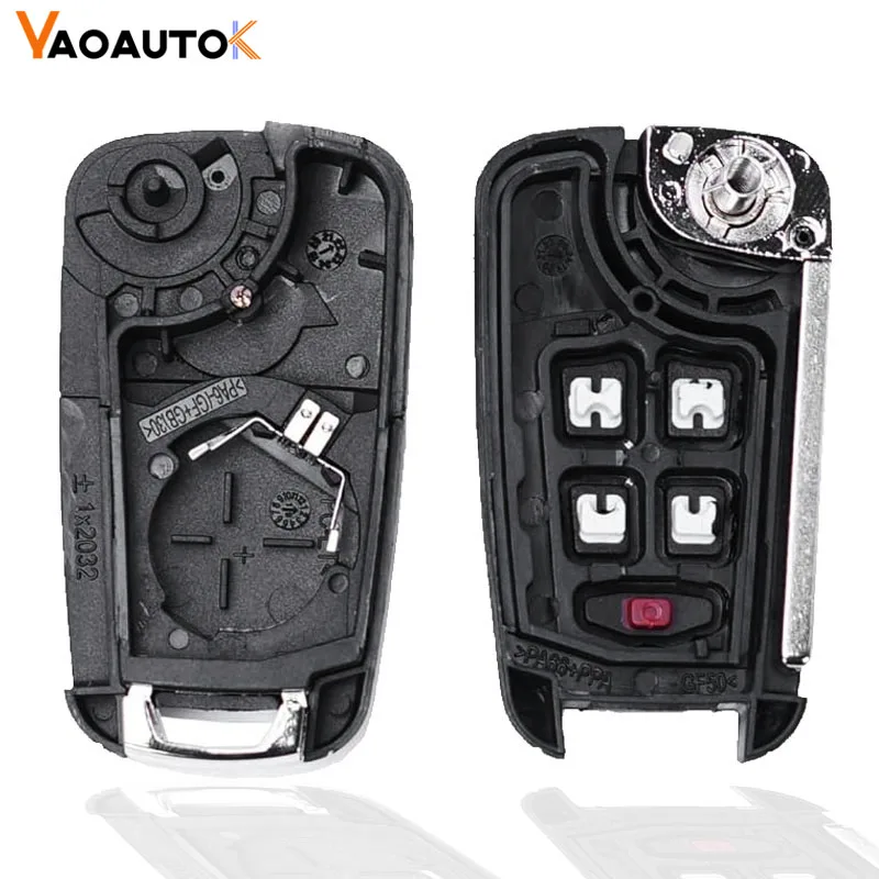 Remote Key Shell For Buick Chevrolet Cruze Epica Lova Camaro Impala Aveo Malibu Sail Orlando Trax Spark 2345Buttons Car Key Case