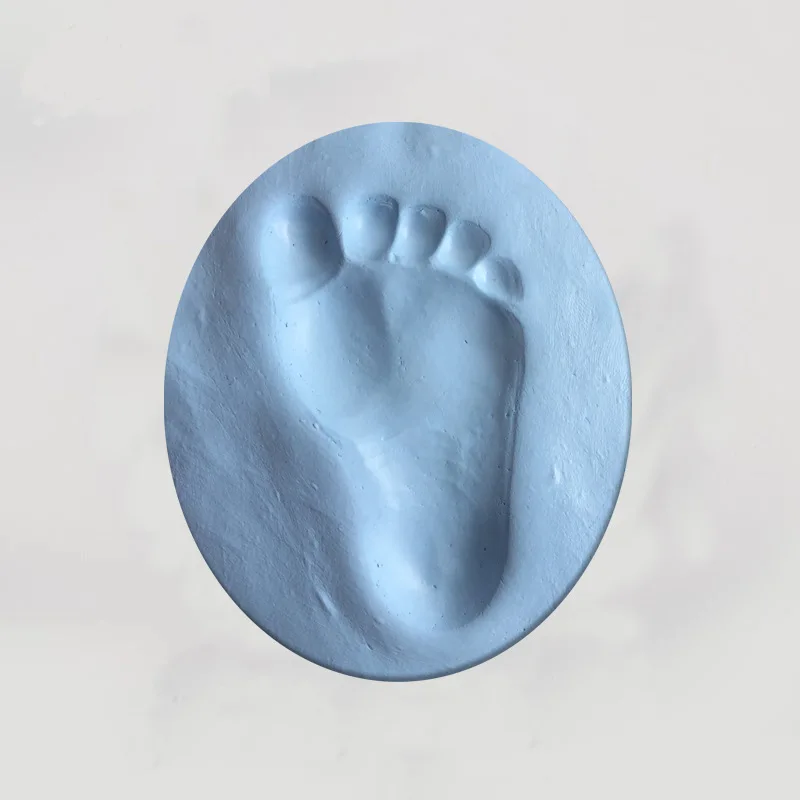 DIY Baby 0-3M Handprint Souvenirs Safe Non-Toxic Infant Soft Easy Baby Drying Soft Handprint Imprint Casting Fingerprint Modle