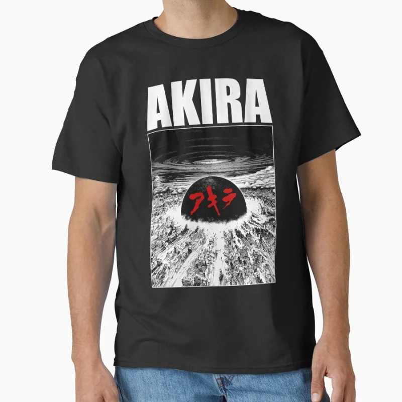 

DUK FAT Tetsuo Neo Tokyo Explosion Akira Cyberpunk Anime T shirt Large size Tops Manga Graphic Print Y2k Clothes Cartoon Tee