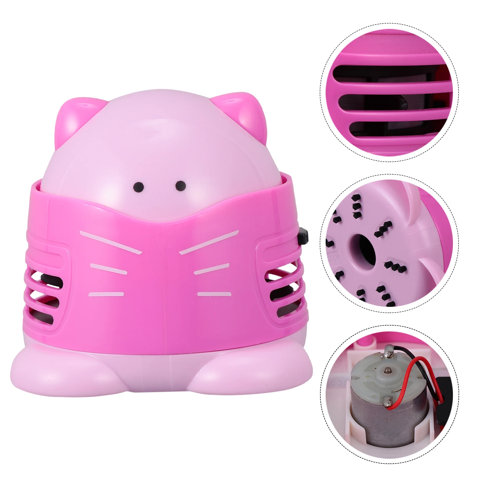 

Portable Vacuum Mini Lightweight Plastic Dust Collector Table Cleaner Desk Dust Cleaner Wireless Crumb Lint No Cigarette