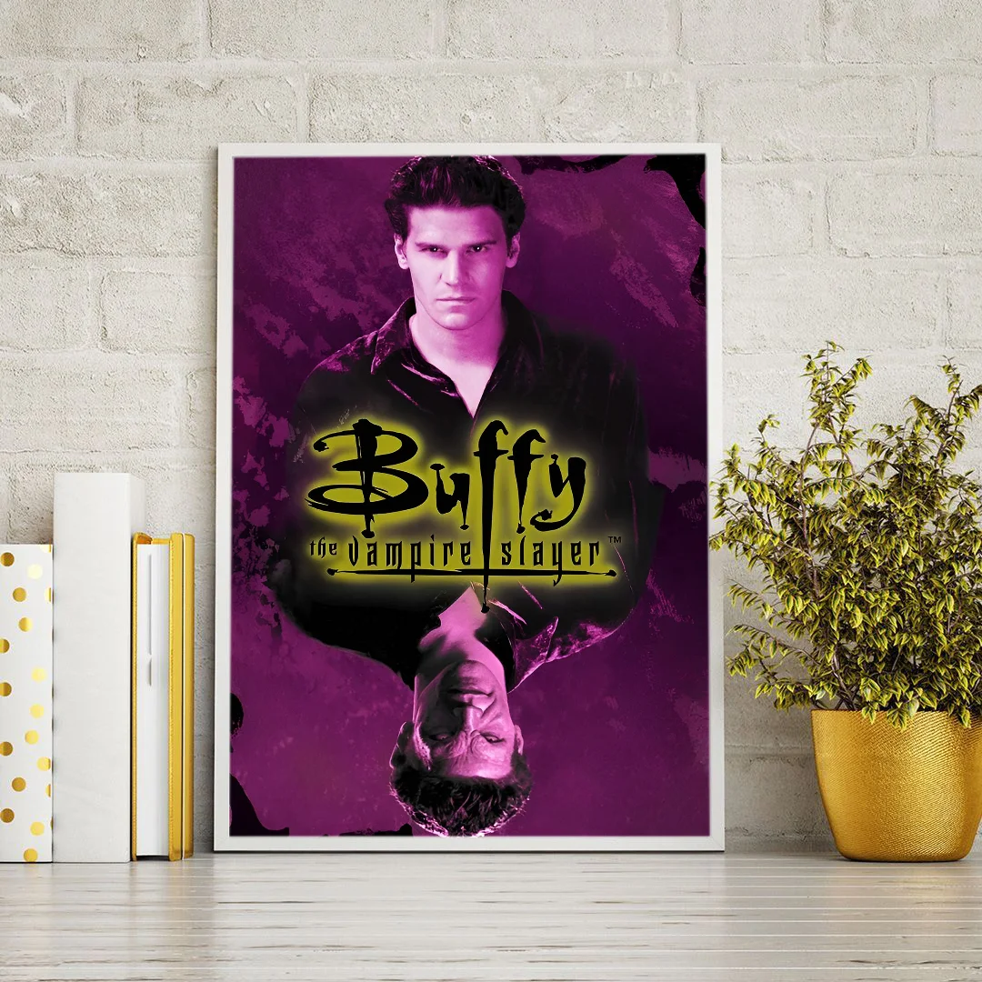 Buffy the Vampire Slayer Whitepaper Poster adesivo di carta impermeabile Coffee House Bar pittura murale artistica estetica