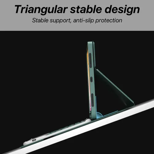 Imagen 2 del producto Para Xiaomi Redmi Pad SE 11 pulgadas con teclado Bluetooth funda desmontable de cuero colorido para tableta para Redmi Pad SE 11 ""2023