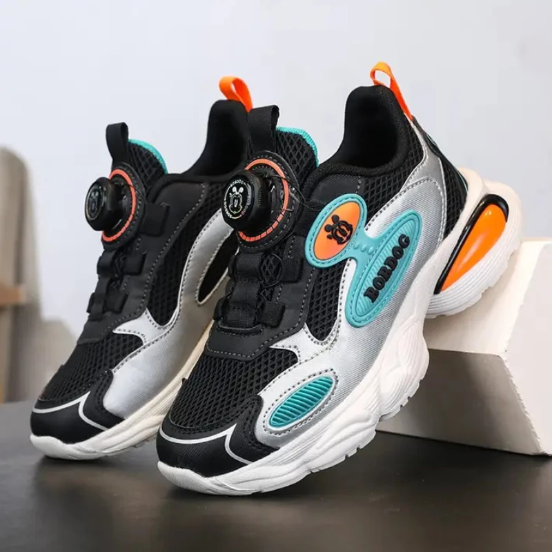 

2025 Spring and Autumn Casual Children's Shoes Non-slip Children's Sports Non-slip Wear Comfortable Soft Sports Shoes Boys