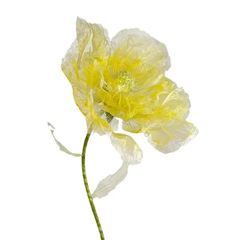 

Electric opening and closing simulation flower peony flower shopping mall Meichen window decoration arrangement Internet