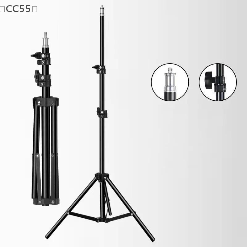 〔CC55〕1.6M 2.1M Heavy Duty Metal Alloy Light Stand Tripod Photo Studio Softbox Video Flash Reflector Lighting Background Stand