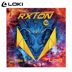 LOKI RXTON 7 Table Tennis Rubber Sticky Ping Pong Rubber with Pre-tuned Elastic Sponge Lightweight Professional
