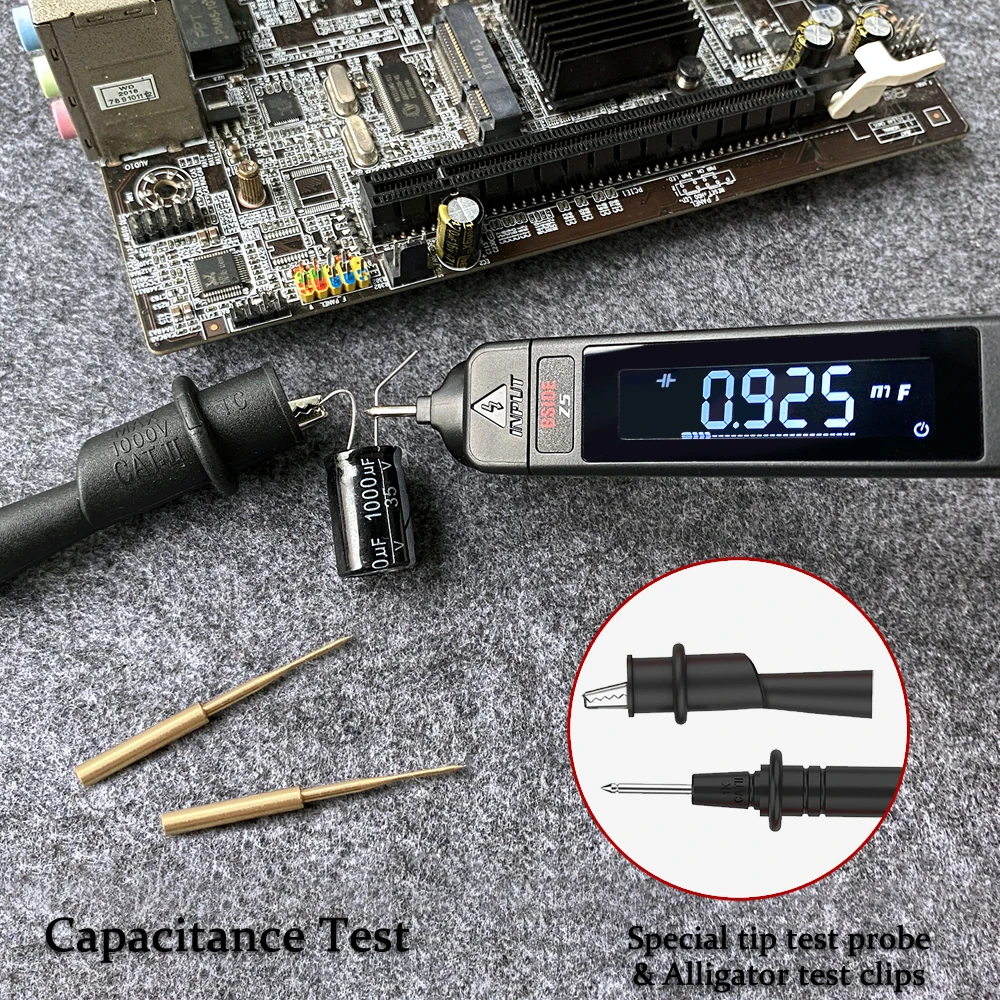 Nowy multimetr cyfrowy Tester detektora napięcia Bezdotykowy inteligentny długopis elektryczny NCV Test ciągłości drutu pod napięciem Ohm Hz Miernik