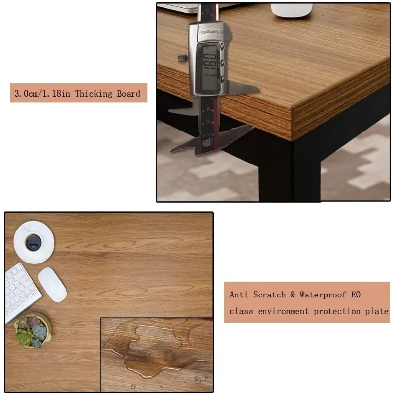 Grande Estilo Moderno Simples Mesa do Computador, Workstation, Resistente Mesa, Mesa de Escritório, Workstation, 36x72 Polegadas