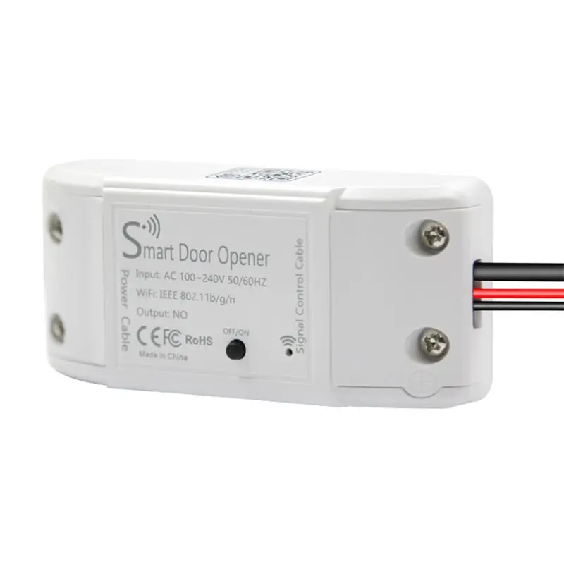A31T Smart WiFi Garage Door Switch for HomeKit Siri CarPlay Alexa for Google Home Remote Control White EU Plug
