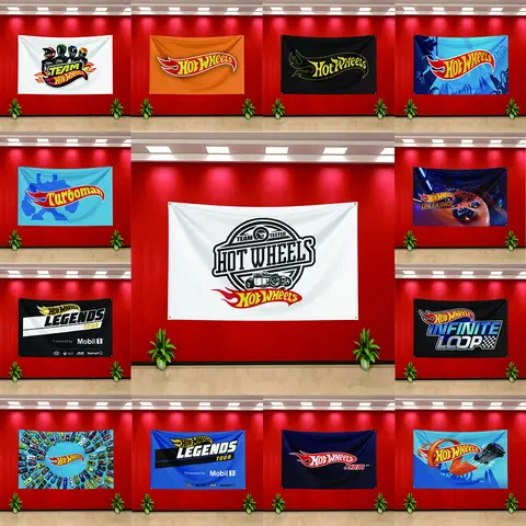 Auto Parts Flag 3x5ft for Hotwheels Fans Banner Bedroom Living Room Dorm Garage Wall Decor Tapestry Custom Advertising Flaga