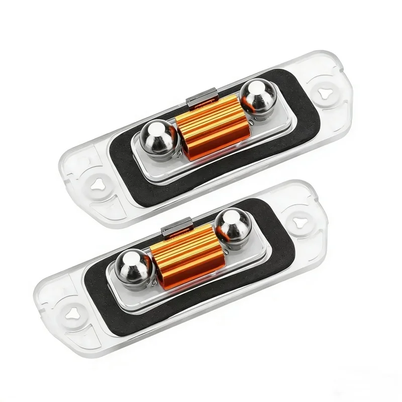 White LED Number License Plate Light Lamps Car-Styling Number Lamps for Mercedes Benz X164 W164 W251 GL ML R Class 2005-2011