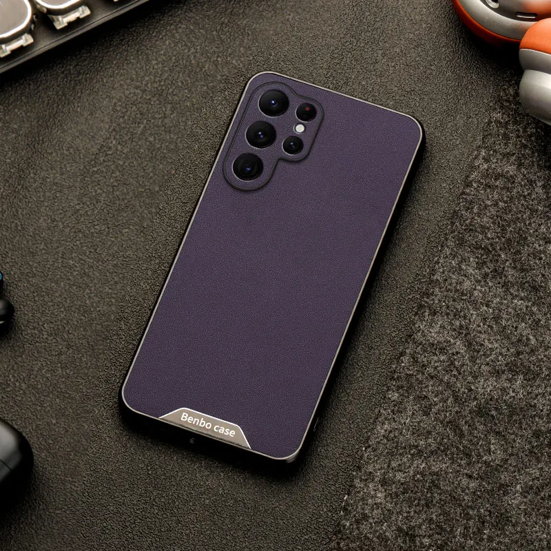 Luxuriöse Benbo Leder-Handyhülle für Samsung Galaxy A15 A16 A25 A34 A35 A36 A37 A52 A53 A54 A56 A57 Stoßfeste Rückseite Fundas – Detail 1