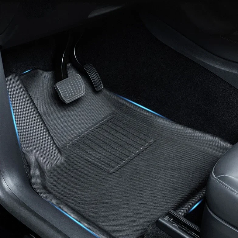 Fully Surrounded Special Foot Pad For 2021 Tesla Model 3 Waterproof Non-Slip trunk Floor Mat TPE XPE Modified Accessories 3PCS