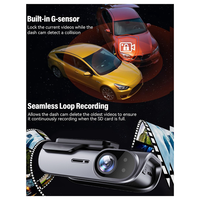 Car Dash Cam Dual Front 4K Rear Dash Camera No Screen Wifi Mobile Internet Car Camera DVR