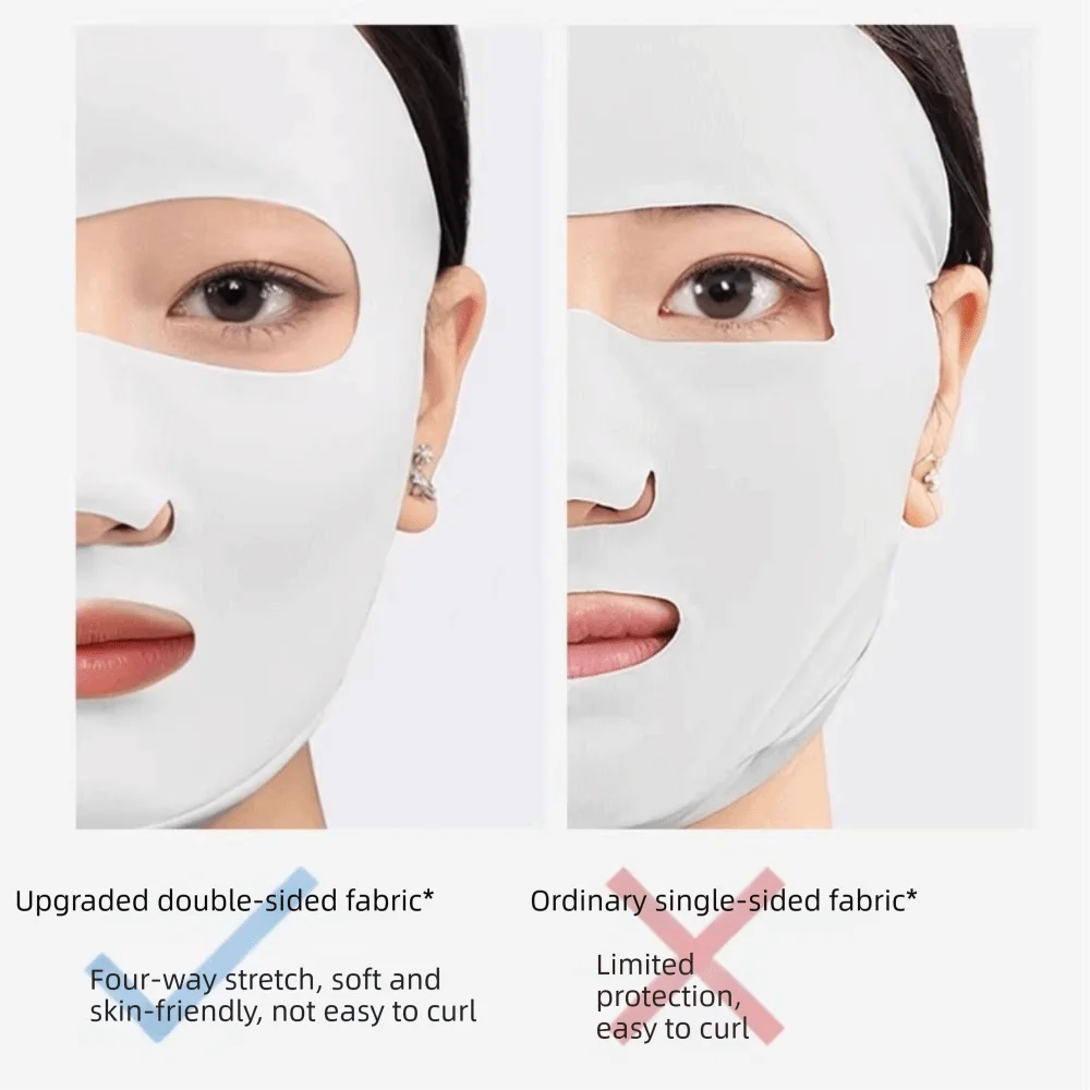 

Elastic Summer Ice Silk Mask Breathable Thin Sunscreen Mask Sunshade UV Protection Sunscreen Face Scarf Golf