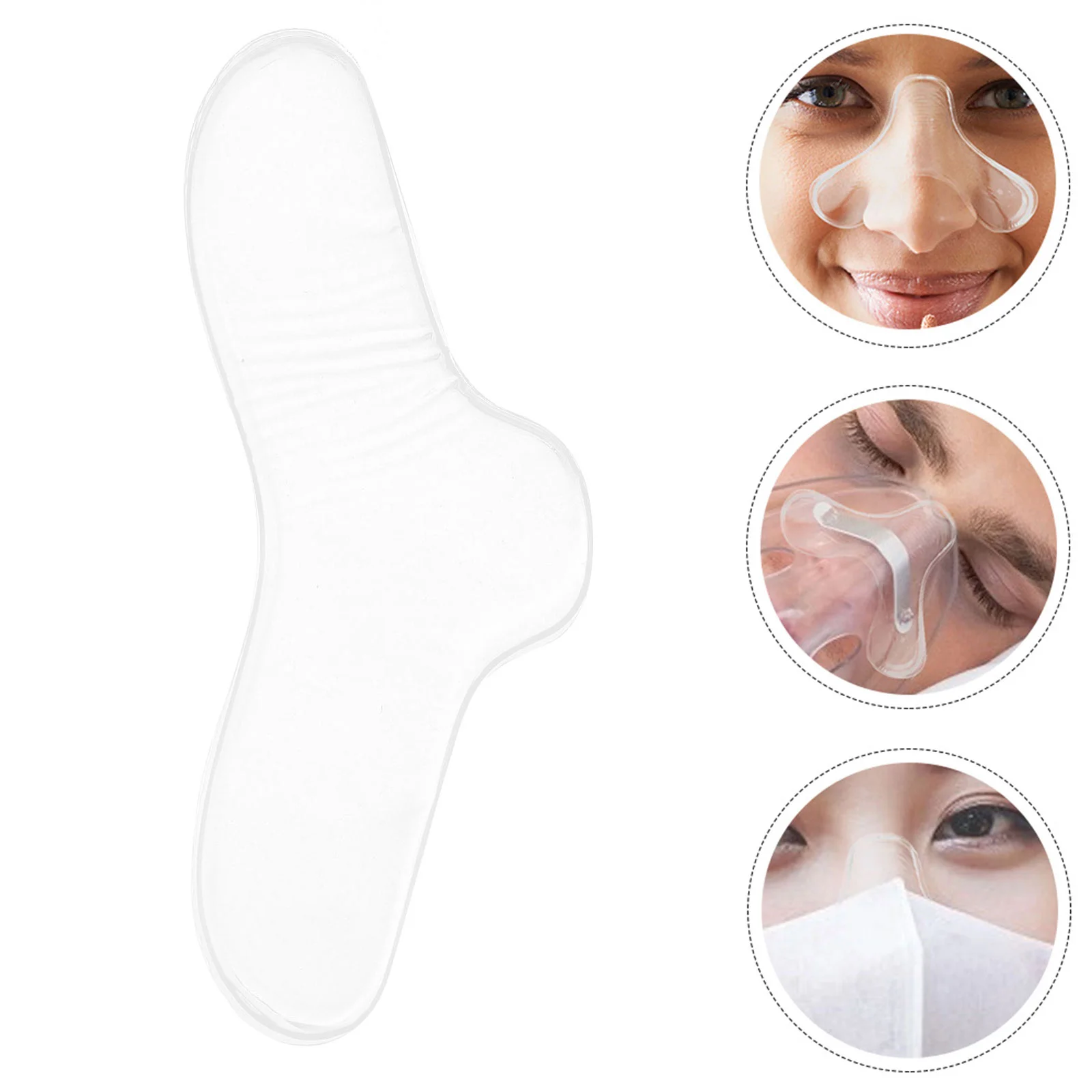 

Durable Silicone Nose Gel Pads Relieve Pressure and Reduce Skin Irritation Comfortable Nasal Cushion for All Day Use