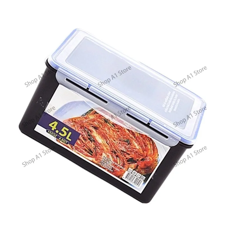 4.5L Korean crisper pickled kimchi spicy cabbage sealed box kitchen tools