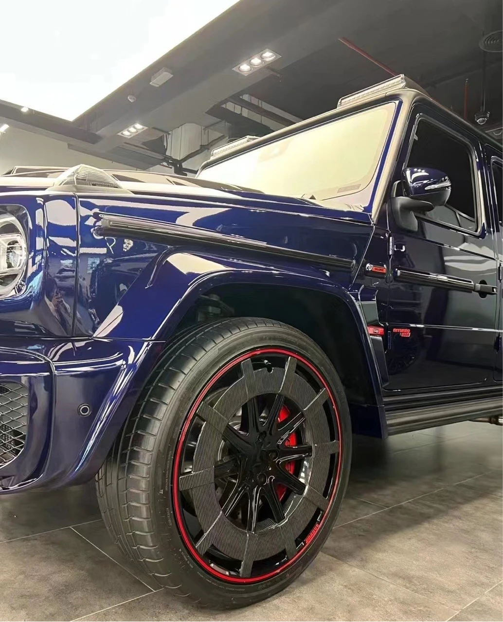 Applicable to Mercedes-Benz G-Class g63g500g350 Arrow Edition G900 Carbon Fiber Wheel 22 Inch Forged Steel Rim