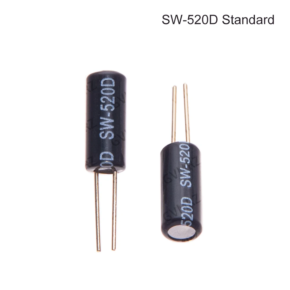 10PCS SW-200D/420/520D/18010P/18015P/18020P/58010P Highly Vibration Switch Ball Tilt Double bead Angle Spring Sensor
