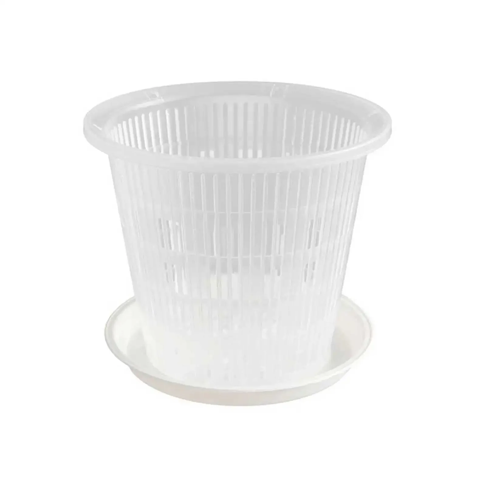 Color New Flower Pot Tray Light-transmitting Orchid Planting Pot Transparent Root-controlled With Stomata Plastic