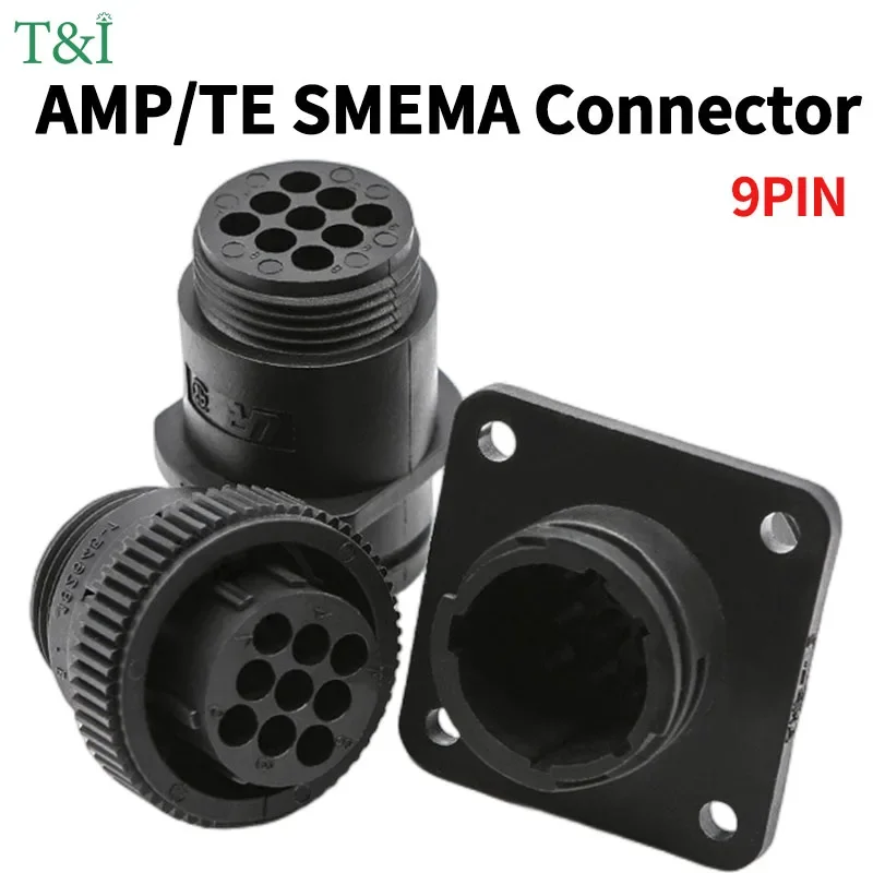 1 Set 9Pin AMP/TE SMEMA Type 183079 182922 182643 Auto Sensor Plug & Socket SMT Connector For Car Terminal Male Female