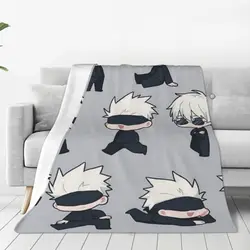 Anime Flannel Blanket Quality Warm Soft Funny Cartoon Throw Blanket Winter Picnic Couch Bed Novelty Bedspread