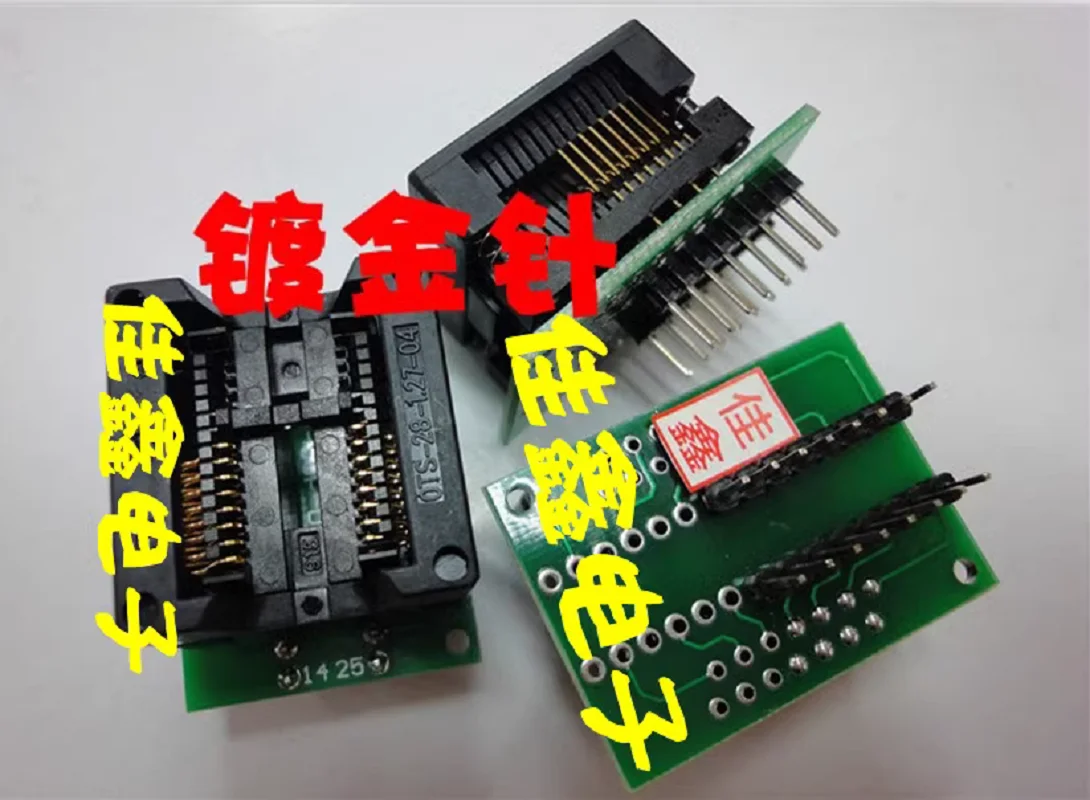 

Wide body SOIC16 adapter SOP16 (28) to DIP16 programming, burning, brushing, and writing conversion to IC test socket