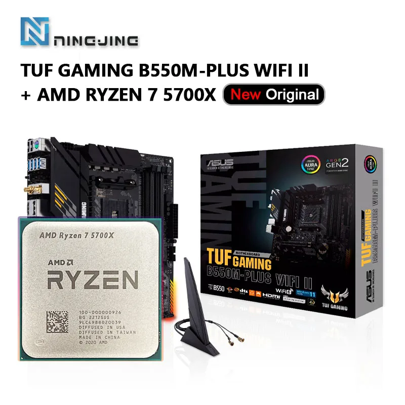 AMD Ryzen 7 5700X + ASUS TUF Gaming B550M-PLUS WIFI II: The