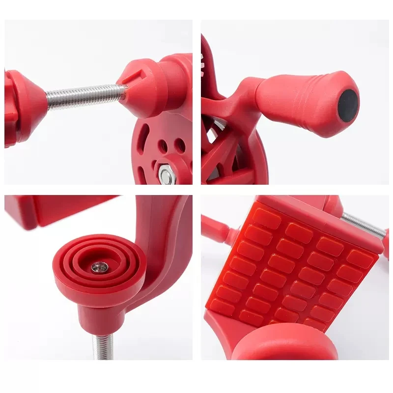 Brand New MADMOUSE Fishing Line Spooler Table Clamp Spinning reel Coiler Fishing Tools Red Color Single spindle winding