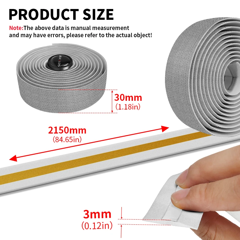 BUCKLOS Nastri per manubrio per bicicletta da strada Nastri per manubrio per bici antiscivolo antiurto Comodi nastri per manubrio per bicicletta da strada Parti per bici
