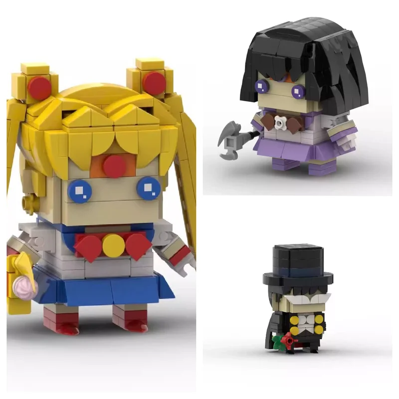 

Magic Girl Anime Peripheral Boy Diy Assembled Model Decompression Educational Toys Children'S Desktop Collection Gift